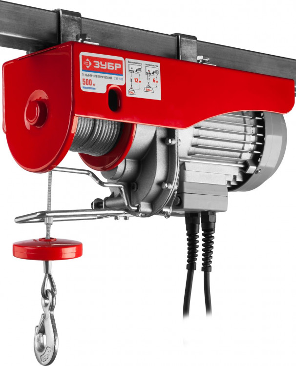 Тельфер электрический ЗУБР ЗЭТ-500
