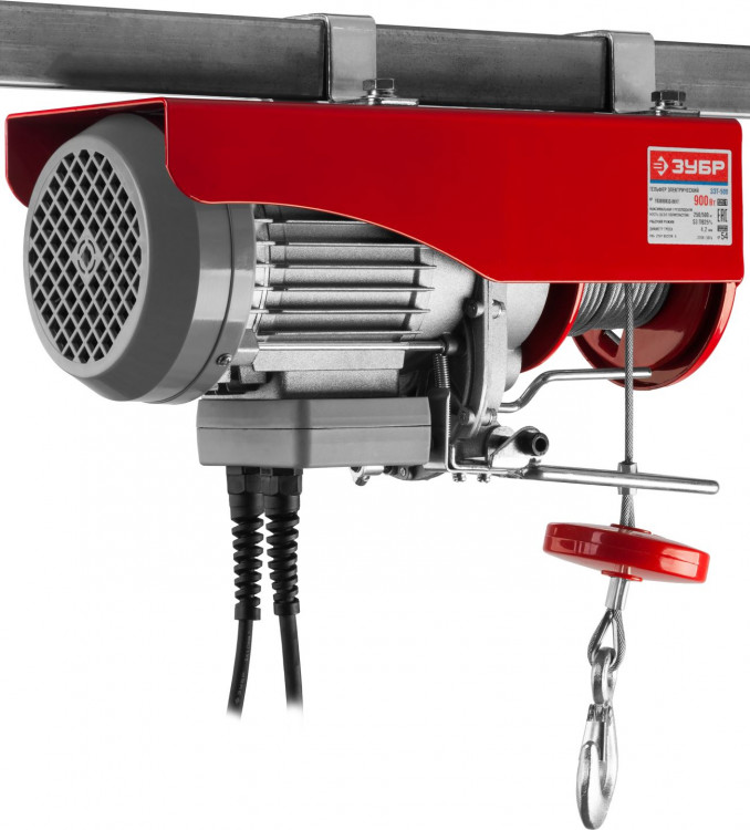 Тельфер электрический ЗУБР ЗЭТ-500