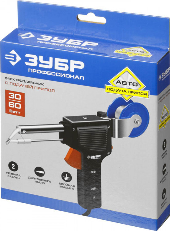 Электропаяльник непрерывного нагрева ЗУБР 55304-60