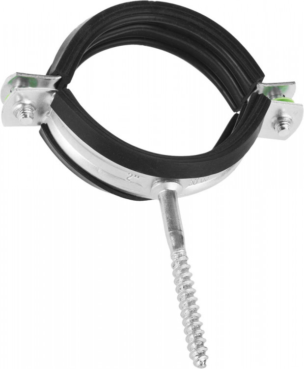 Хомут трубный оцинкованный ЗУБР 37854-58-63-1