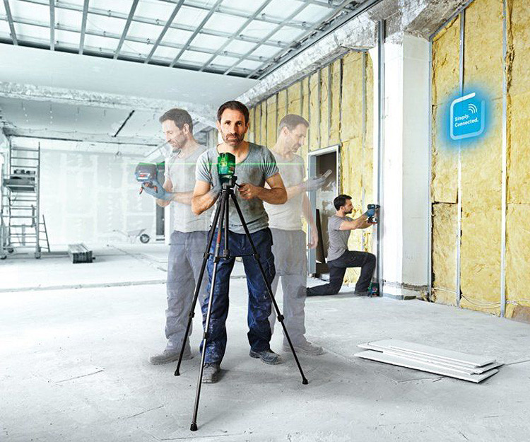 Линейный нивелир BOSCH GCL 2-50 CG + RM 2 + L-Boxx