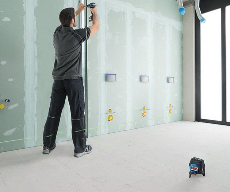 Линейный нивелир BOSCH GCL 2-50 CG + RM 2 + L-Boxx