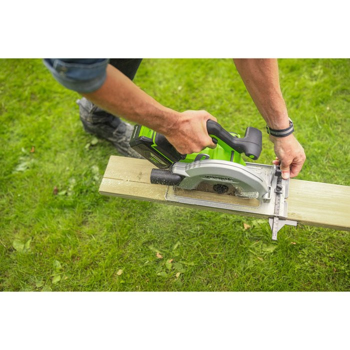 Циркулярная пила аккумуляторная Greenworks GD24KS (ex GD24CS), 24V, без АКБ и ЗУ