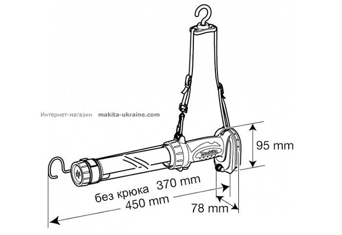 Аккумуляторный фонарь MAKITA BML184