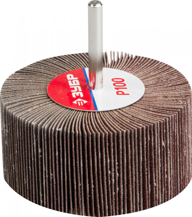 Круг шлифовальный веерный лепестковый для электродрели ЗУБР 36604-100