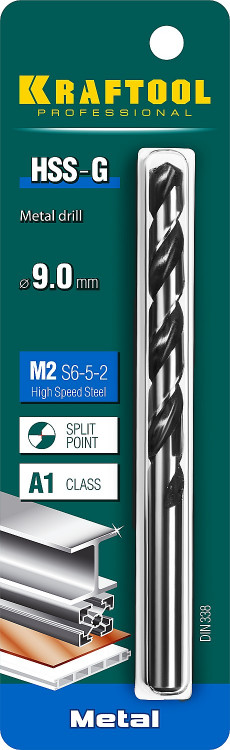 Сверло KRAFTOOL 29651-9