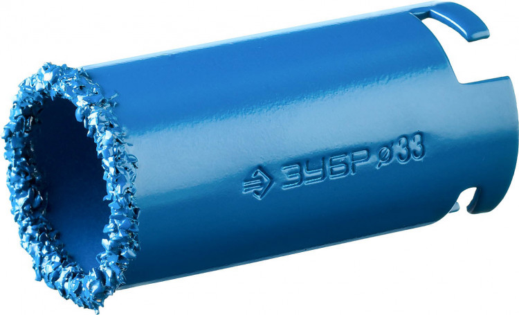 Кольцевая буровая коронка с твердосплавным напылением ЗУБР 33350-33_z01