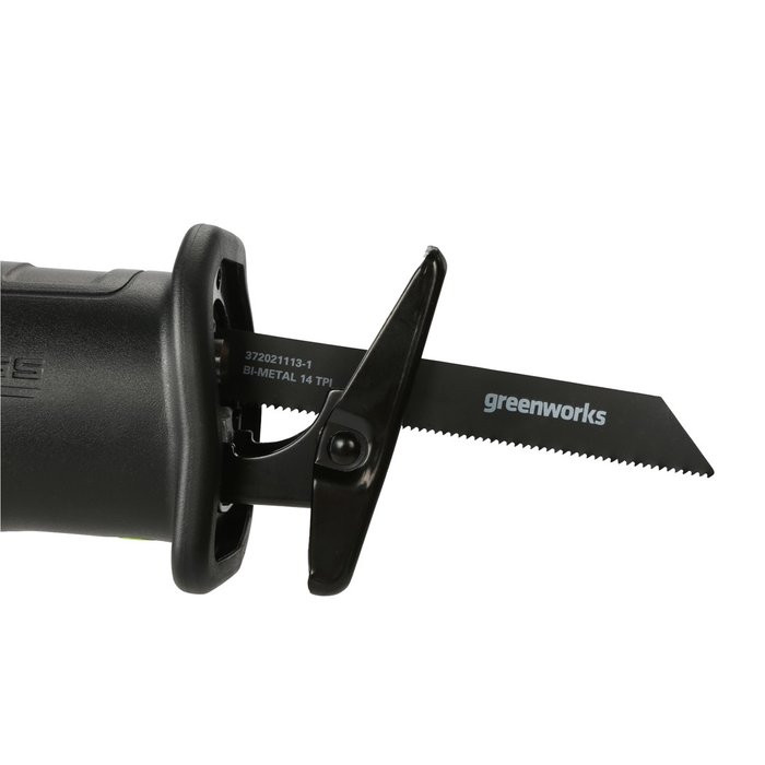 Пила сабельная аккумуляторная GreenWorks GD24RS, 24V, без АКБ и ЗУ