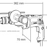 Ударная дрель MAKITA HP2071