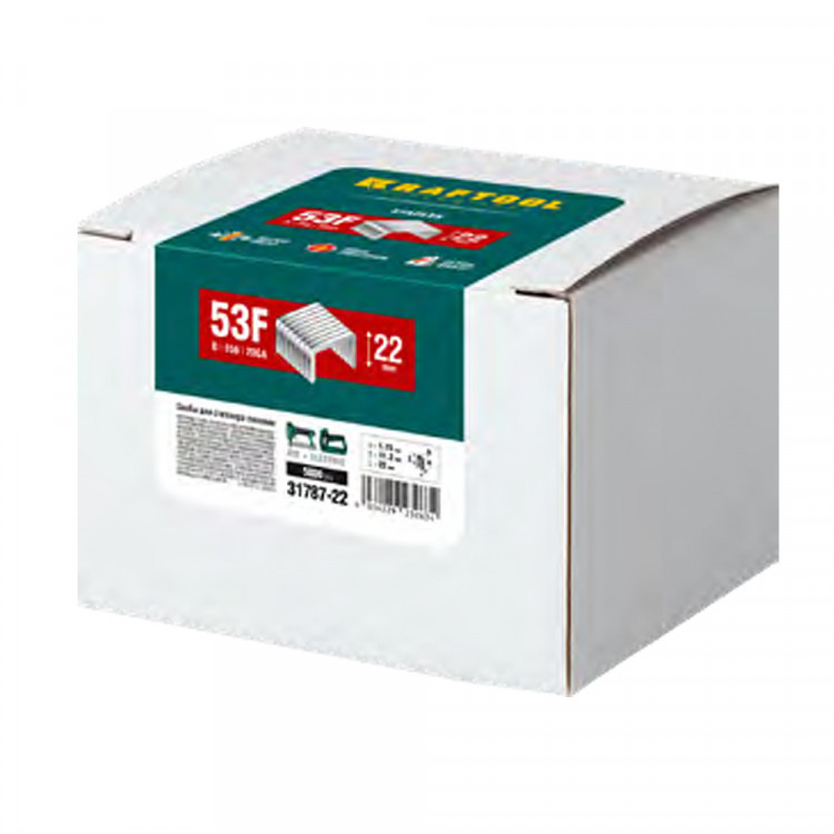 Скобы KRAFTOOL 31787-22