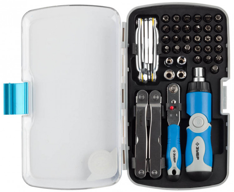 Набор слесарно-монтажный и многофункциональный инструмент в пластмассовом боксе ЗУБР 25290-H53