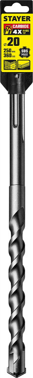 Бур по бетону STAYER 29370-250-20
