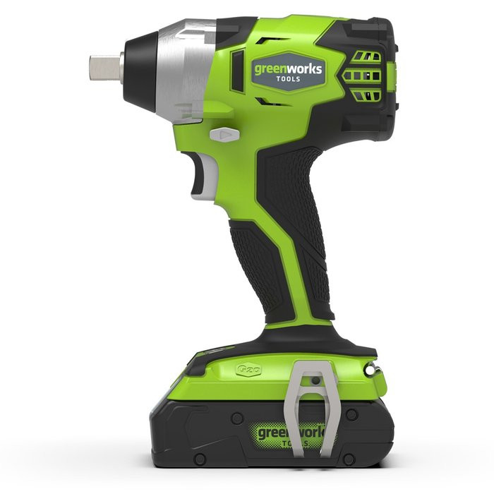 Гайковерт ударный аккумуляторный Greenworks GD24IW400, 24V, без АКБ и ЗУ