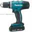 Аккумуляторная дрель-шуруповерт MAKITA BDF453SHE