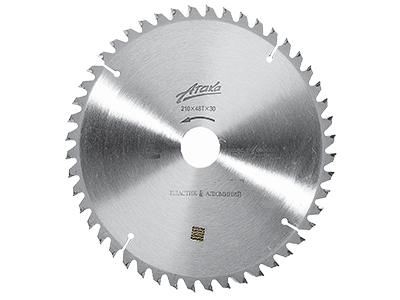 Пильный диск по пластику и алюминию профи Атака 250*80T*32