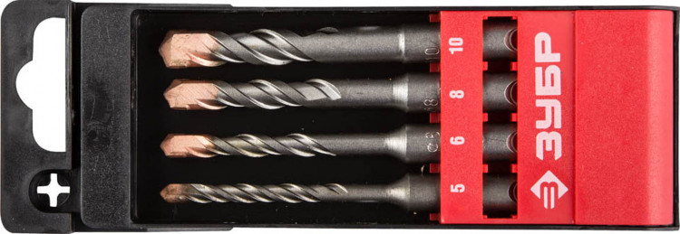 Набор буров по бетону ЗУБР 29314-H4-1