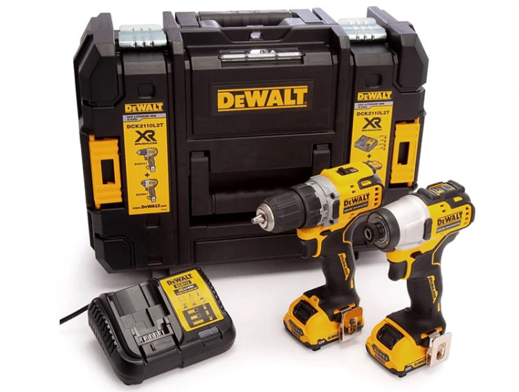 Набор аккумуляторного инструмента DeWALT DCK2110L2T