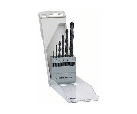 Сверло по металлу BOSCH 2-8 мм (6 шт.)