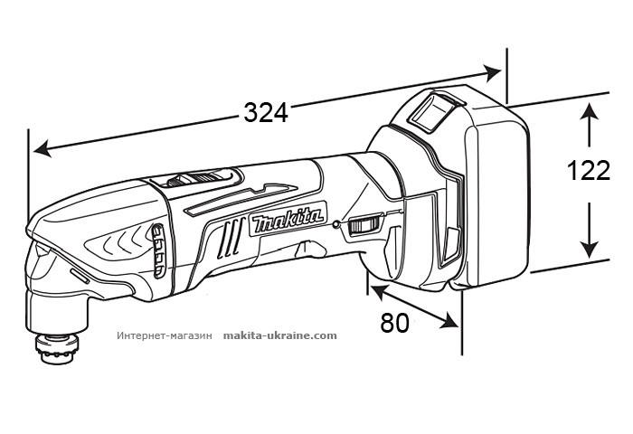 Аккумуляторный мультитул MAKITA DTM50Z