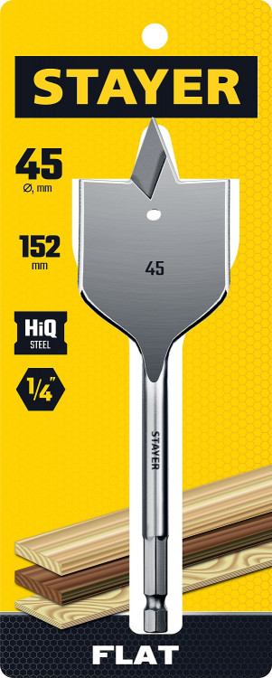 Сверло по дереву перовое STAYER 2950-45_z01