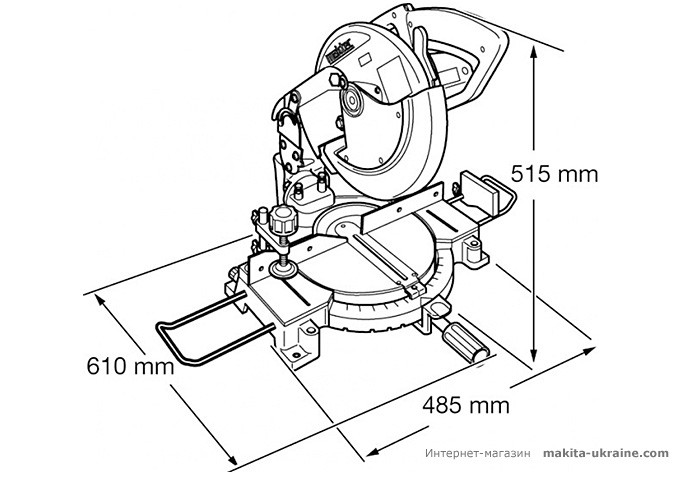 Торцовочная пила MAKITA MLS100