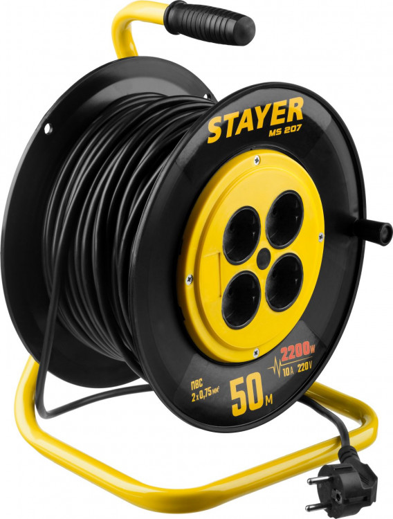 Удлинитель на катушке STAYER 55073-50