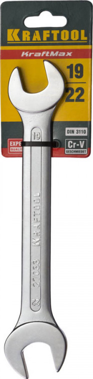 Рожковый ключ KRAFTOOL 27033-19-22