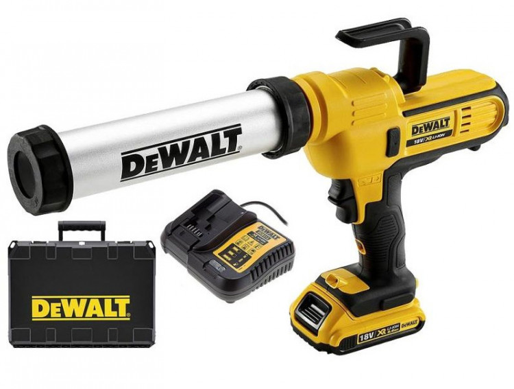 Аккумуляторный пистолет для герметика DeWALT DCE571D1
