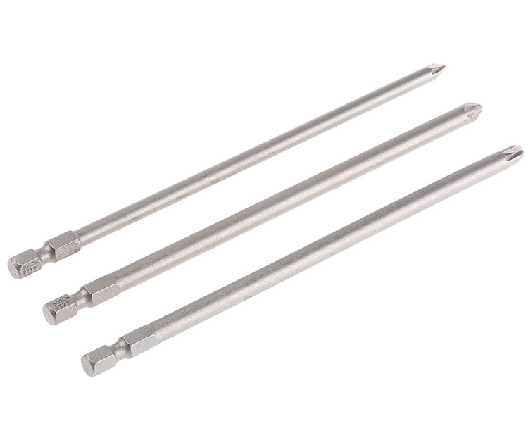 Бита Bosch Extra Hard 152 мм PZ1, PZ2, PZ3, 3 шт.