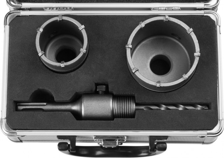 Набор коронок по бетону с оснасткой ЗУБР 29211-H2