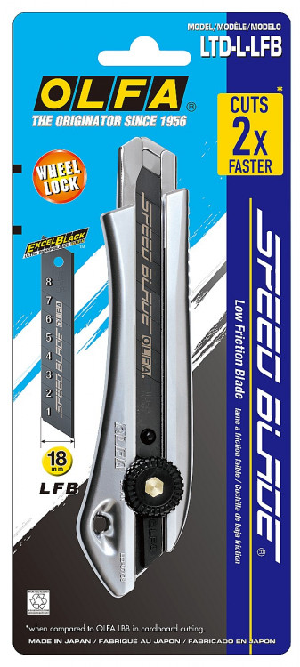 Нож с выдвижным сегментированным лезвием OLFA OL-LTD-L-LFB
