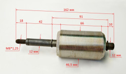 Ротор L=166мм, Lраб.=66мм, D=46мм ДН-750 SWV~14~24788