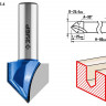 Фреза пазовая галтельная V-образная ЗУБР 28752-25.4
