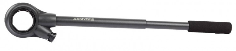 Трещотка  с удлинителем к клуппам STAYER 28265-1/4-5/4