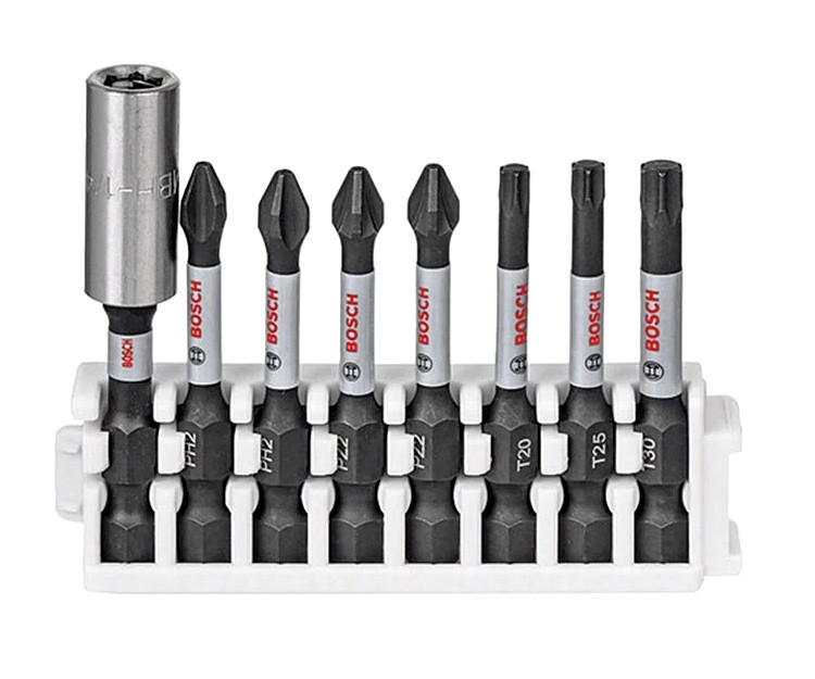Набор бит Bosch Impact Control 8 шт., 2608522326