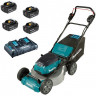 Аккумуляторная газонокосилка MAKITA DLM530PT4
