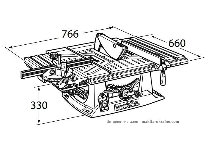 Торцовочная пила MAKITA MLT100N