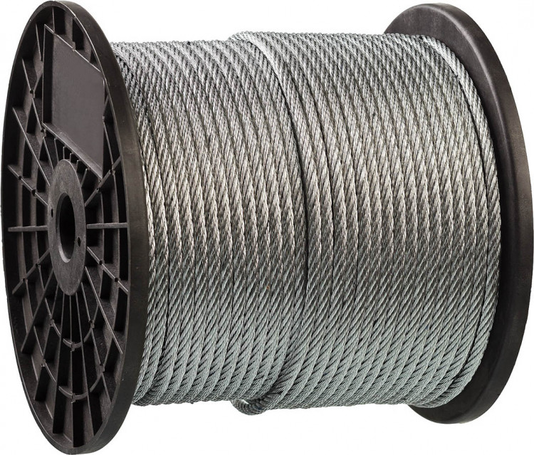 Трос стальной оцинкованный DIN 3055 ЗУБР 4-304110-01