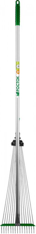 Грабли веерные с алюминиевым черенком POCTOK РВ-15
