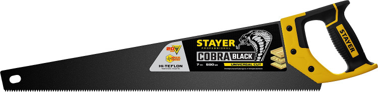 Ножовка универсальная (пила) COBRA BLACK STAYER 2-15081-50_z01