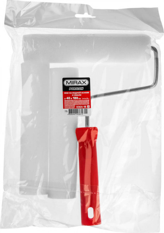 Валик малярный поролон MIRAX 0364-18_z01