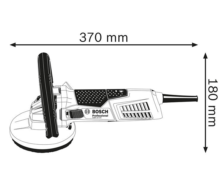 Шлифмашина по бетону BOSCH GBR 15 CA