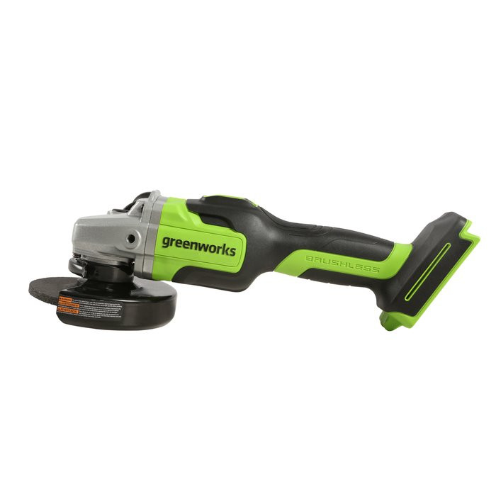 Угловая шлифовальная машина, аккумуляторная Greenworks GD24AG, 24V, без АКБ и ЗУ