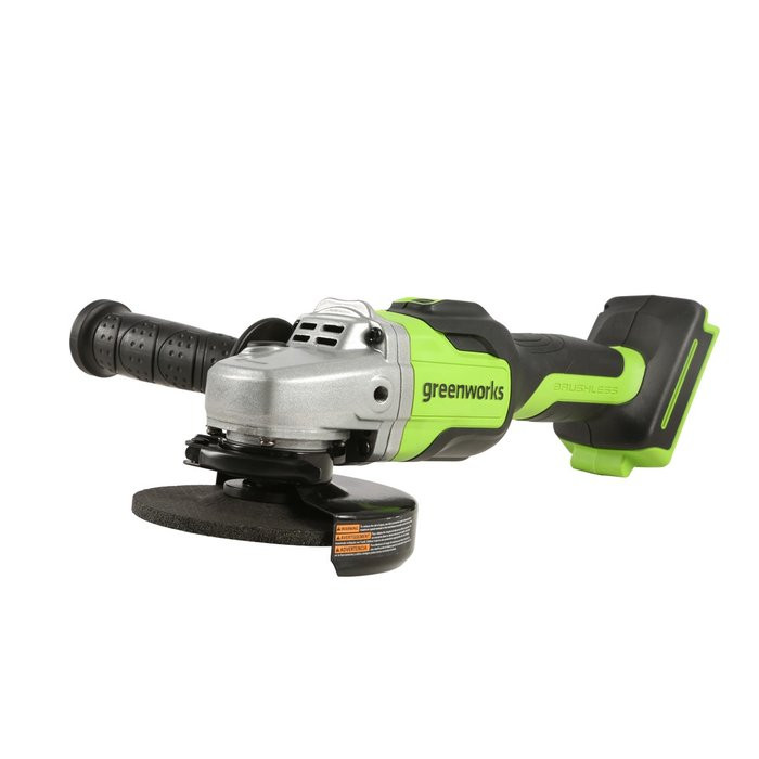 Угловая шлифовальная машина, аккумуляторная Greenworks GD24AG, 24V, без АКБ и ЗУ