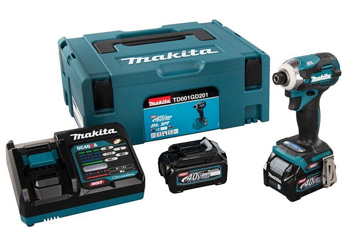 Аккумуляторный ударный шуруповерт XGT MAKITA TD001GD201