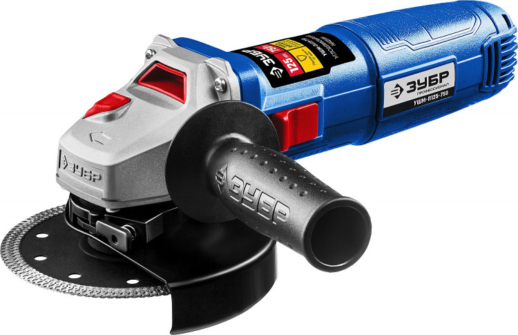 Угловая шлифмашина ЗУБР УШМ-П125-750