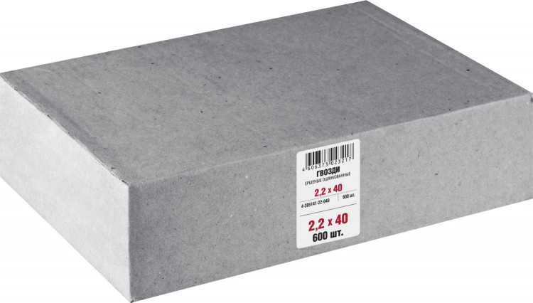 Гвозди ершеные ЗУБР 4-305141-22-040