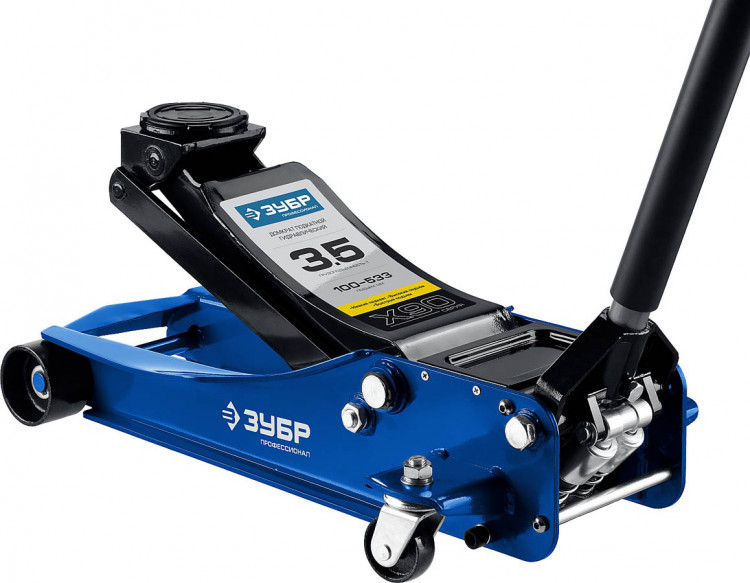 Домкрат гидравлический подкатной ЗУБР 43054-3.5