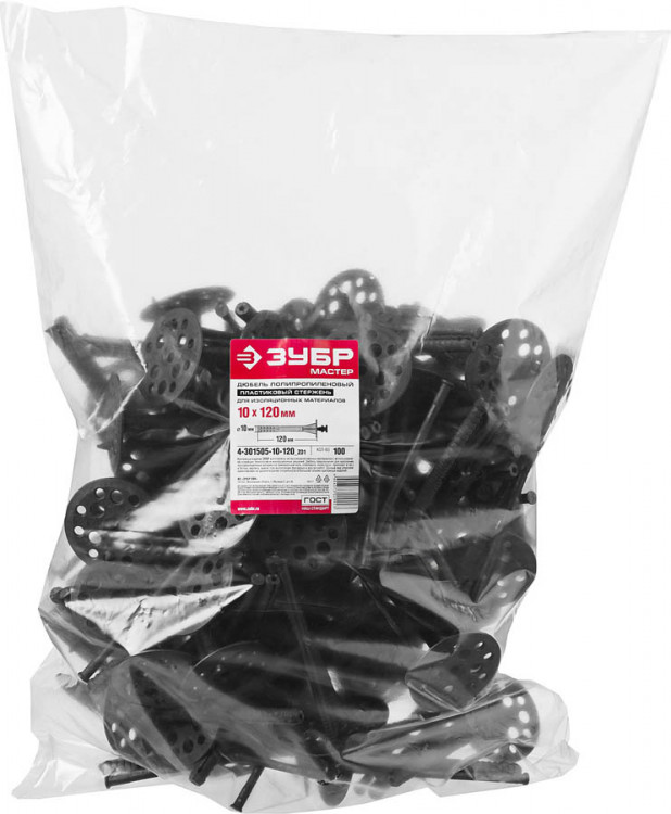Дюбели для теплоизоляции ЗУБР 4-301505-10-120_z01