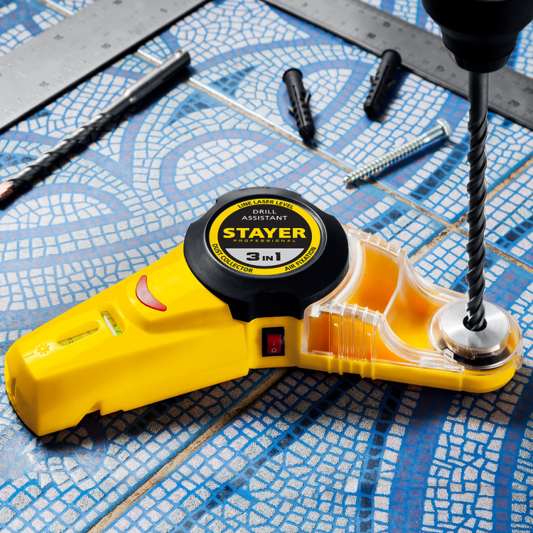 Уровень с приспособлением для сверления STAYER 34987